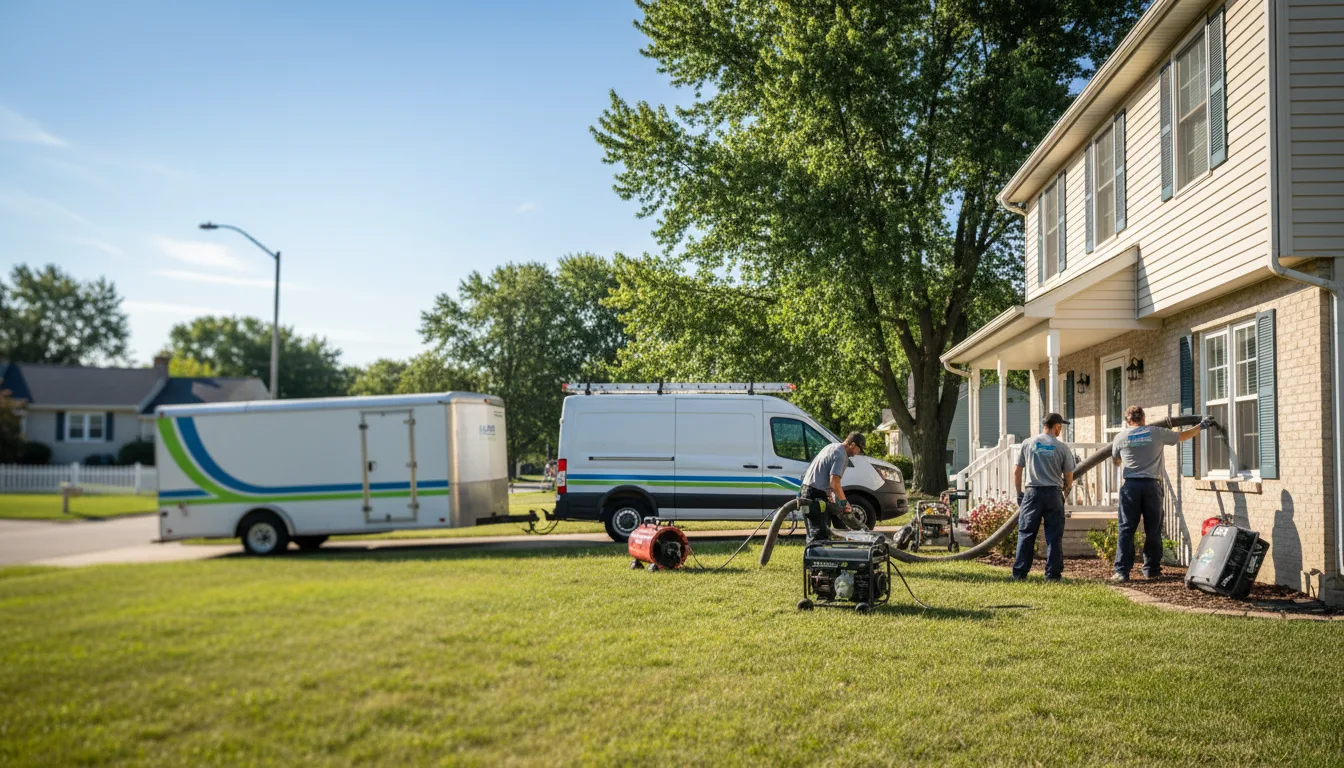 Flooded Basement Restoration And Cleanup With Repair in Carroll, IA near me